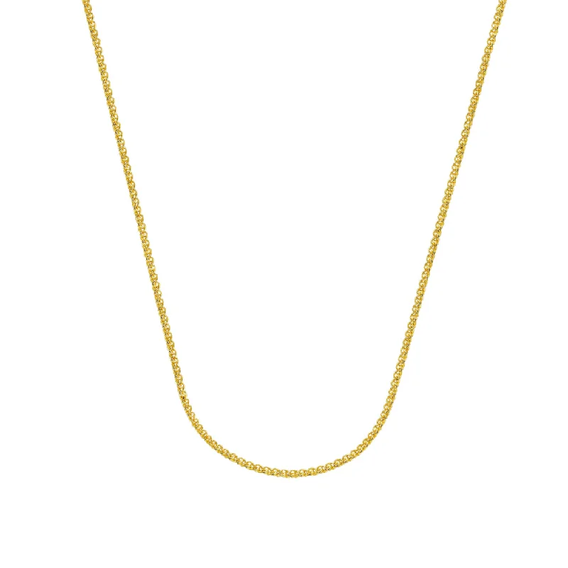 Big Savings, Big Smiles Stylish Bracelet 14k Gold 1.25mm Wheat Chain