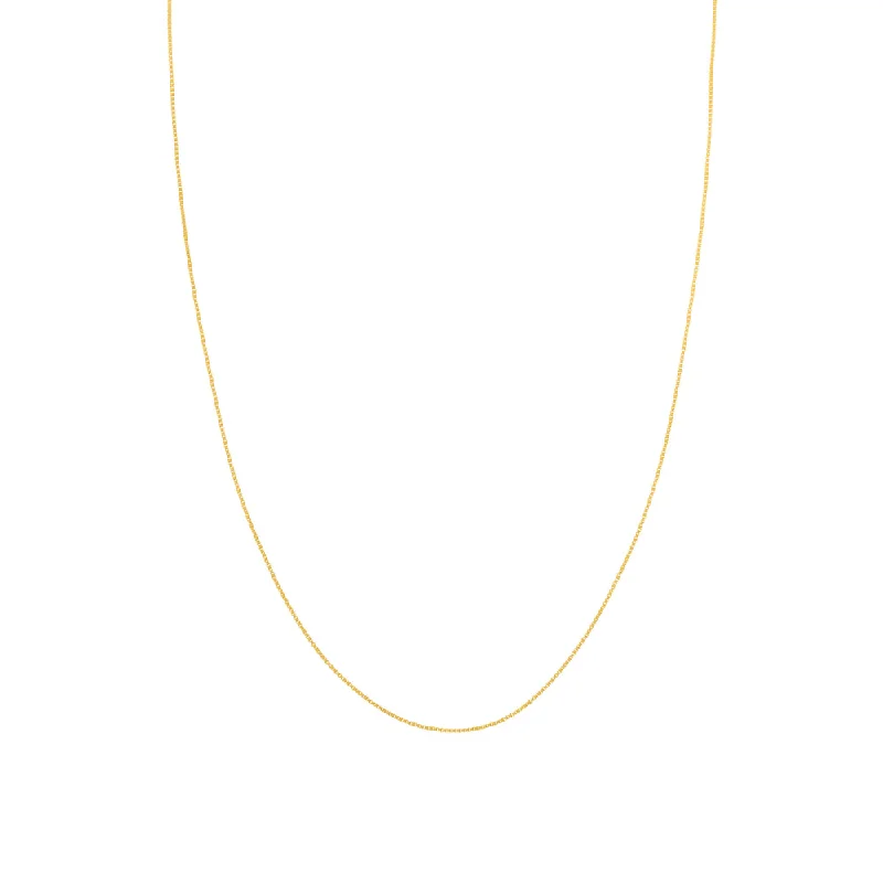 Season - End Clearance Birthstone Pendant 14k Gold Box Chain