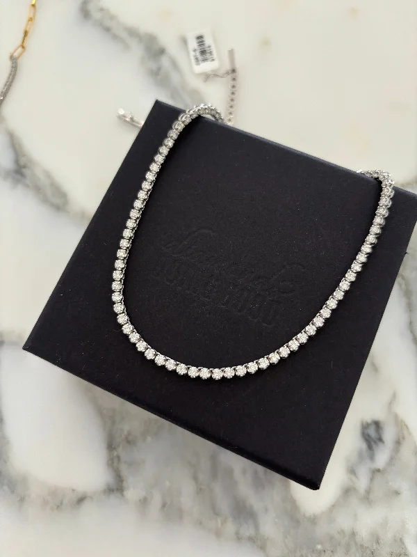 Limited Time, Unlimited Deals Sun Pendant 3.25ct Diamond Tennis Necklace