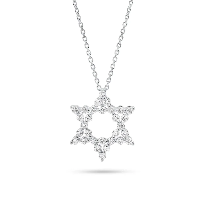 Season - End Clearance Opal Ring Round Diamond Star of David Pendant Necklace