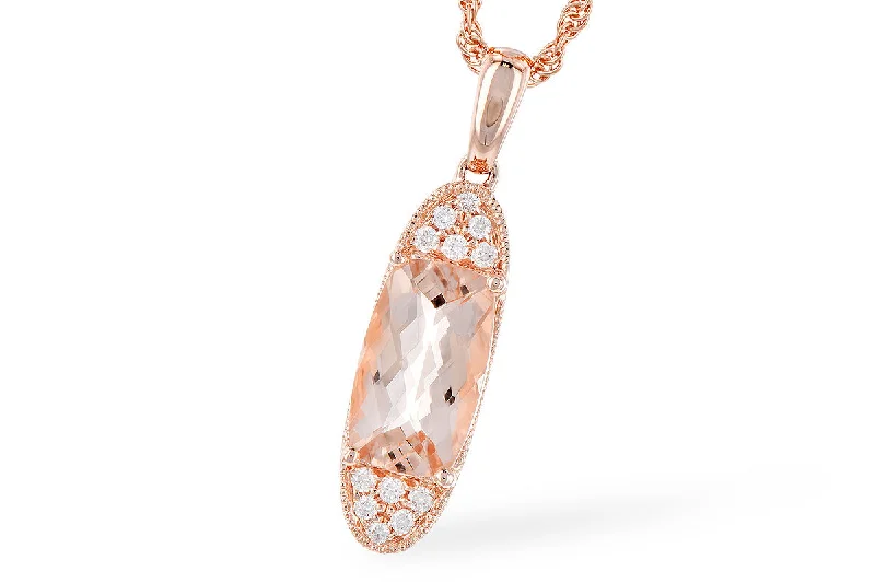 Huge Discounts, Unbeatable Offers Bold Fashion Jewelry Allison Kaufman Rose Morganite and Diamond Pendant Necklace Huge Discounts, Unbeatable Offers Bold Fashion Jewelry Allison Kaufman Rose Morganite and Diamond Pendant Necklace