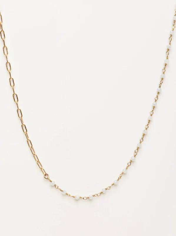 Big Savings, Big Smiles Huggie Earrings Aquamarine Duet Necklace