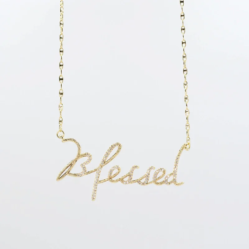 Unbeatable Savings Await Fashion Bangles Blessed Gold Necklace I-41