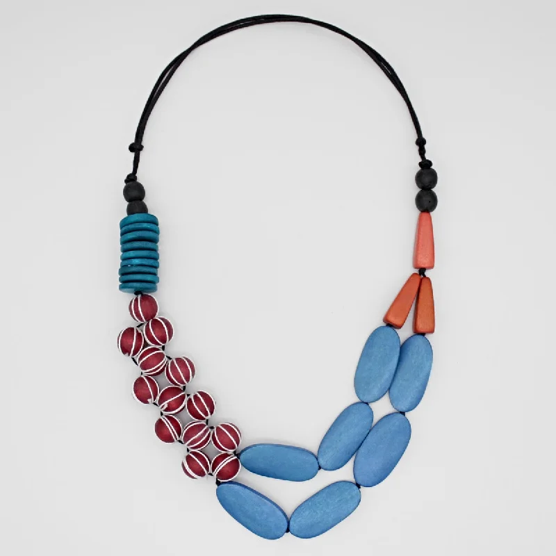 Clearance Sale Gemstone Jewelry Blue Capri Necklace