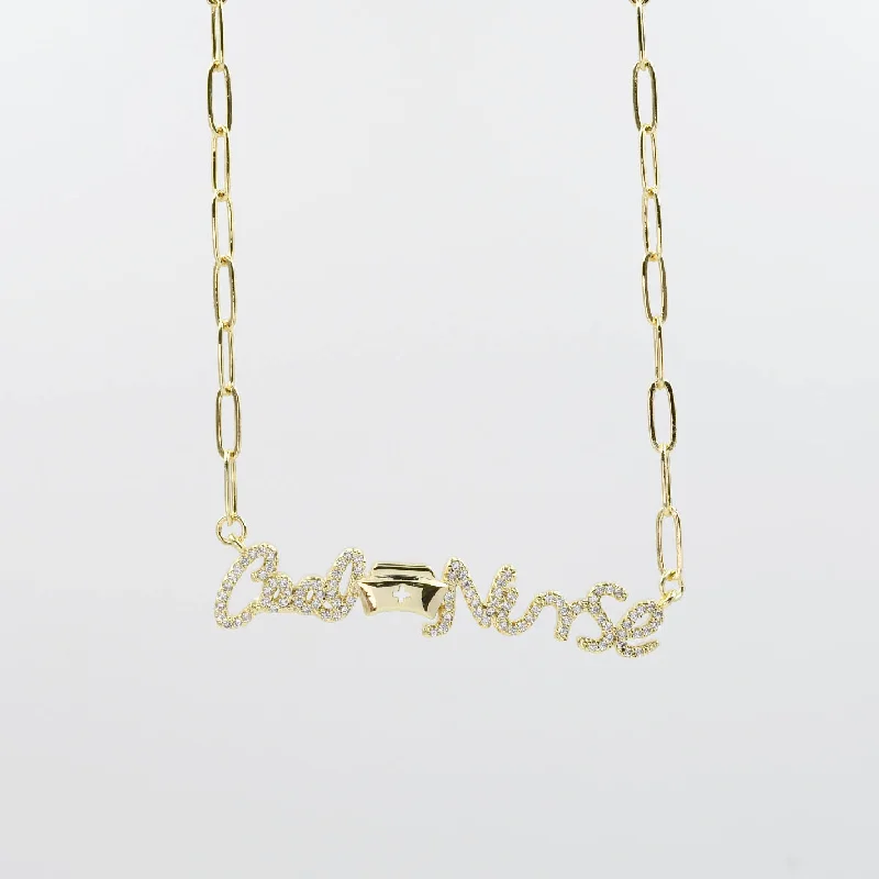 Exclusive Members - Only Sale Ruby Necklace Cool Nurse Gold I-55