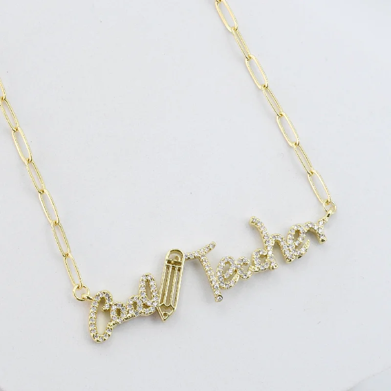 Black Friday - Style Deals All Week Long Wedding Jewelry Cool Teacher Gold I-56