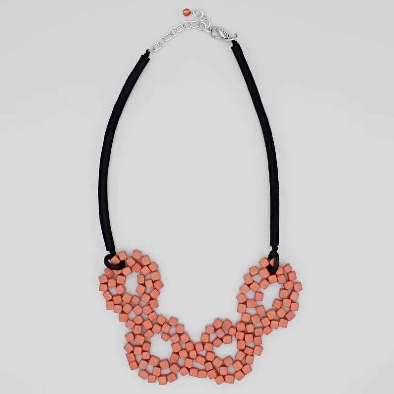 Huge Discounts, Unbeatable Offers Marquise Ring Peach Elyse Beaded Necklace