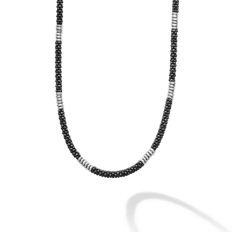 Shop Now, Save Big Bucks Choker Necklace Lagos Black Caviar Silver Station Ceramic Beaded Necklace Shop Now, Save Big Bucks Choker Necklace Lagos Black Caviar Silver Station Ceramic Beaded Necklace