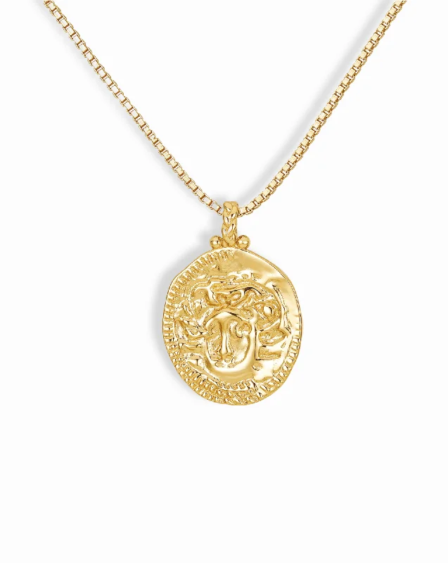 Unbeatable Savings Await Rose Gold Ring Medusa Pendant Necklace