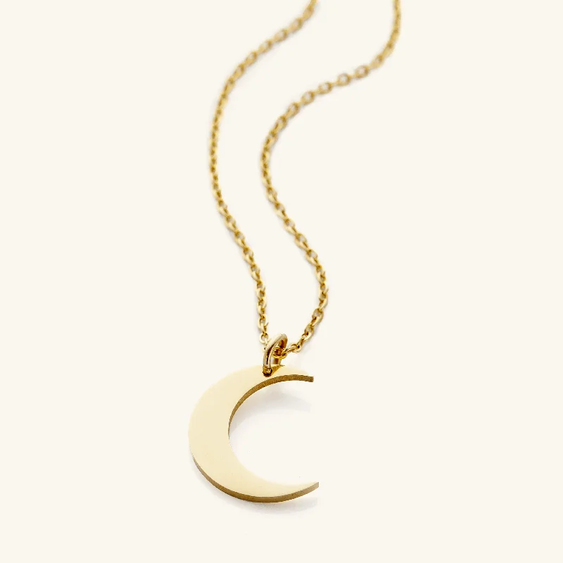 New Arrivals on Discount Handmade Pendant Crescent Moon Necklace