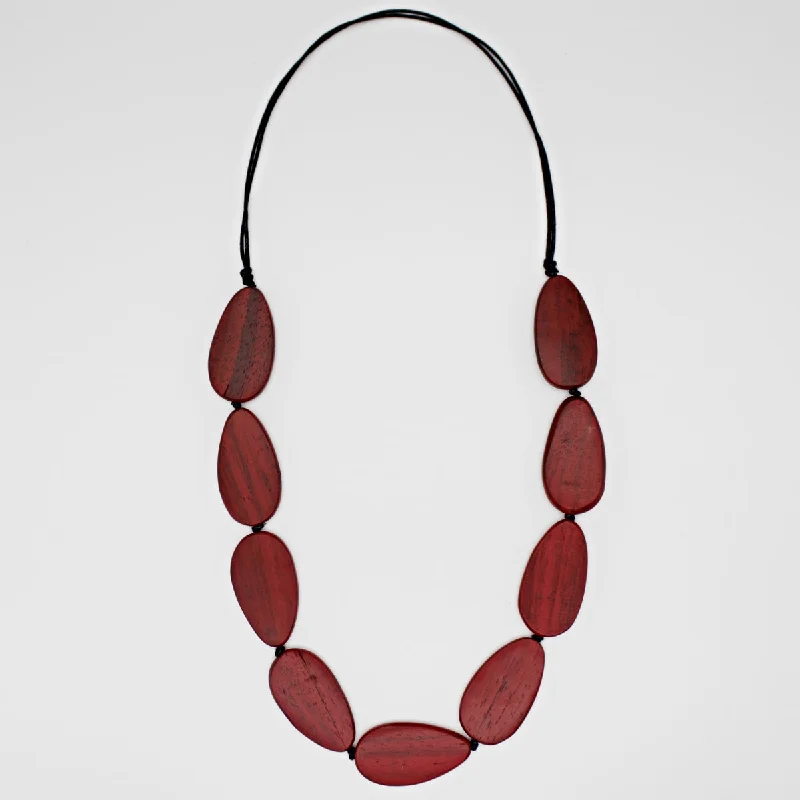 Don't Miss Your Chance Bridal Earrings Destiny Red Teardrop Necklace