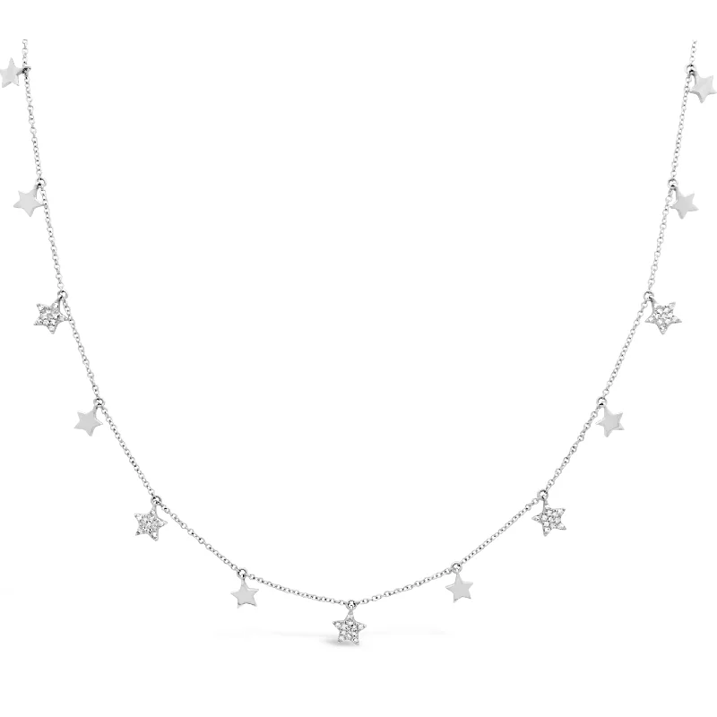 Shop Comfortably at Home Vintage Locket Diamond Twinkle Star Necklace