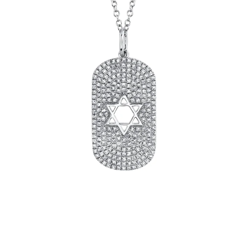 Huge Discounts, Unbeatable Offers Antique Bracelet Diamond Star of David Dog Tag Necklace Huge Discounts, Unbeatable Offers Antique Bracelet Diamond Star of David Dog Tag Necklace