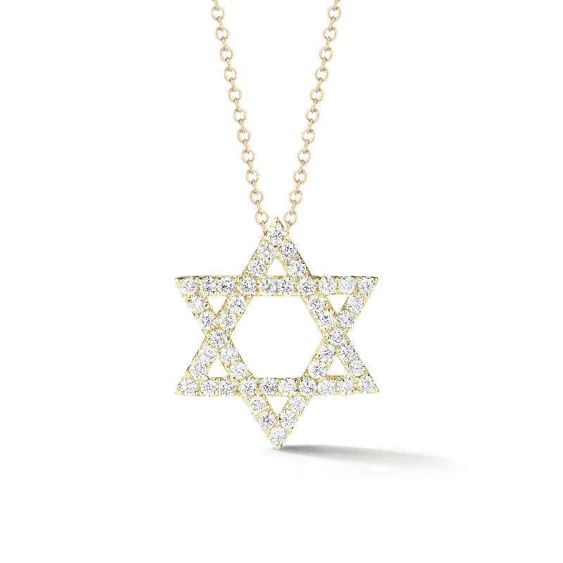 Big Savings, Big Smiles Engagement Ring Diamond Large Star of David Pendant Necklace Big Savings, Big Smiles Engagement Ring Diamond Large Star of David Pendant Necklace