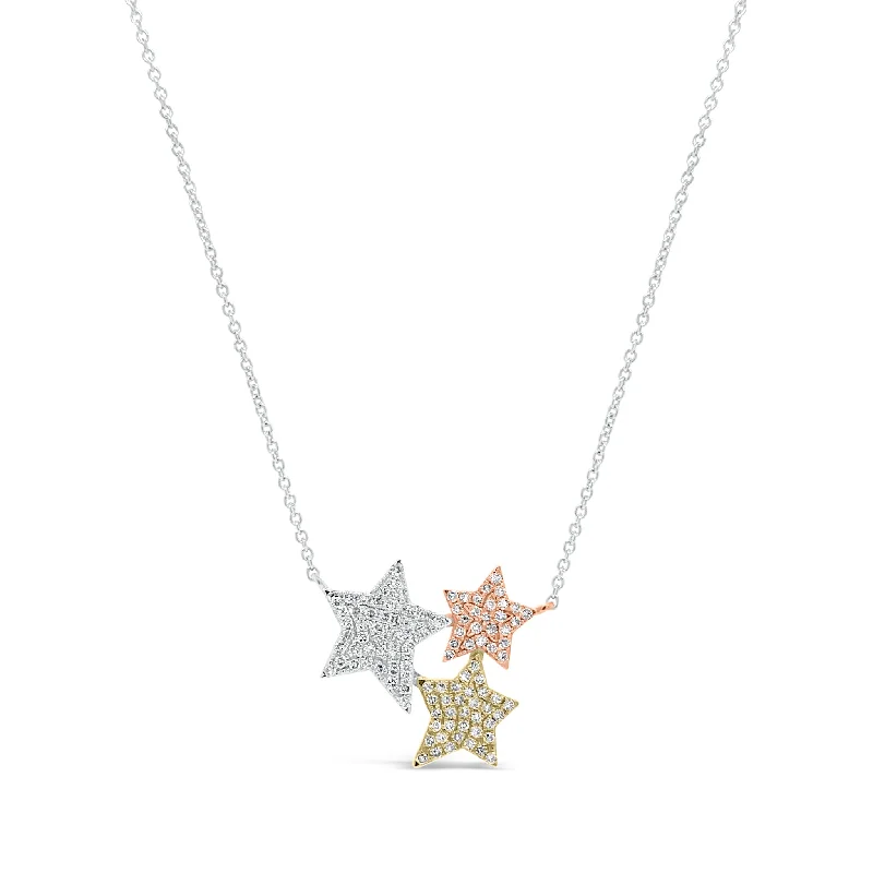 Limited - Edition Collections Now on Sale Dangle Earrings Diamond Star Trio Necklace Limited - Edition Collections Now on Sale Dangle Earrings Diamond Star Trio Necklace