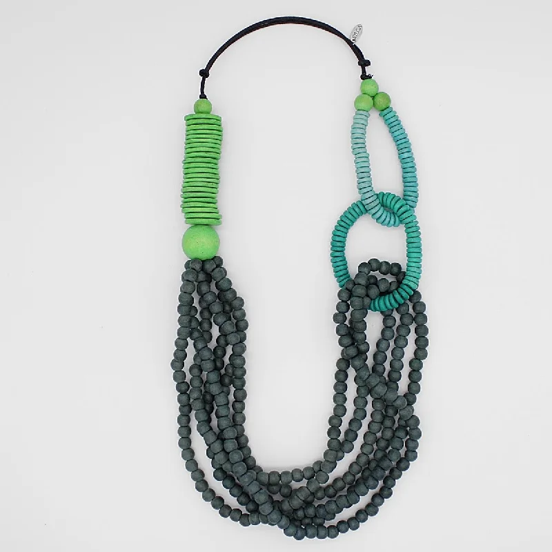 Don't Miss Your Chance Rose Gold Earrings Dramatic Lime Journey Necklace