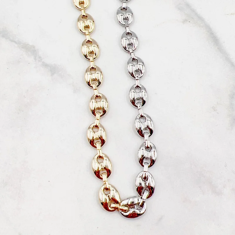 Limited Time, Unlimited Deals Vintage Locket G Link Gold/Silver Necklace M11