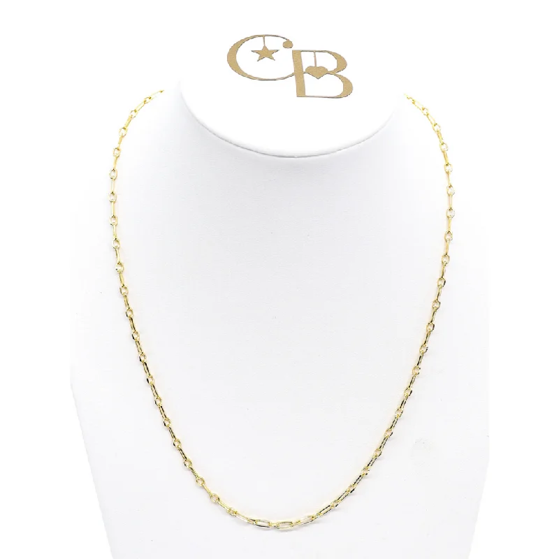 Don't Miss Your Chance Square Cut Ring Madilyn Gold Necklace 16"