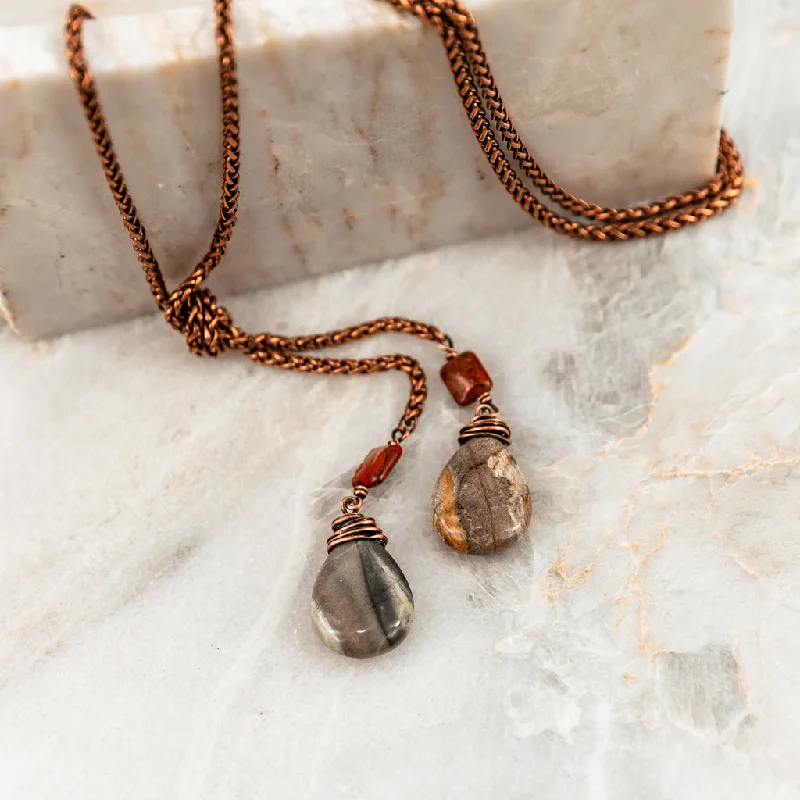 Be the First to Rock the Latest Trends Opal Earrings Hallie Lariat Necklace