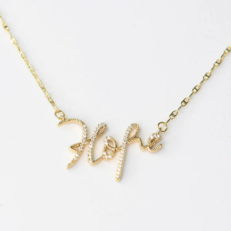 Don't Miss Your Chance Gold Bangle Hope Gold Necklace I-40