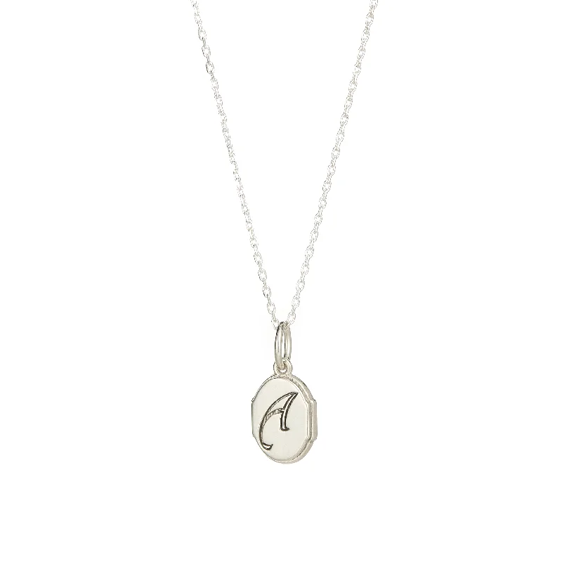 Limited - Edition Collections Now on Sale Ruby Necklace SILVER INITIAL PENDANT
