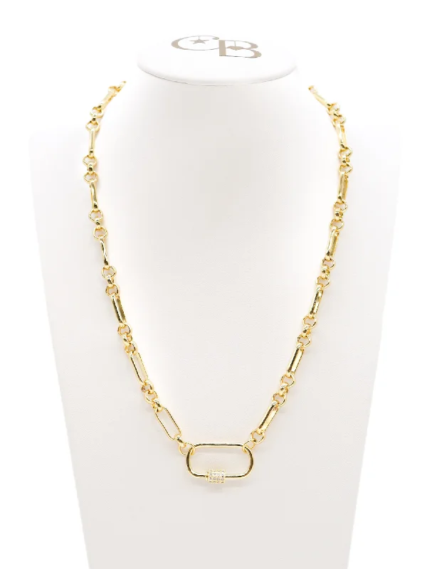 Huge Discounts, Unbeatable Offers Silver Bracelet Anna Limited Gold Necklace with Pave Gabi Carabiner Huge Discounts, Unbeatable Offers Silver Bracelet Anna Limited Gold Necklace with Pave Gabi Carabiner