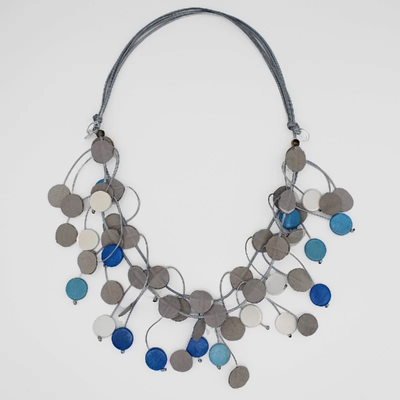 New Arrivals on Discount Opal Necklace Blue Penny Dangle Necklace