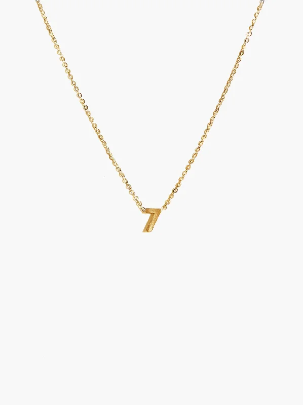 Exclusive Members - Only Sale Classic Diamond Ring Number Necklace