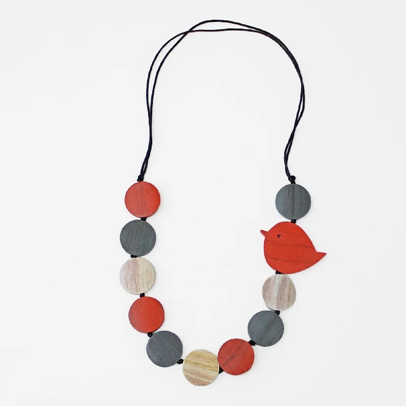 Limited Time, Unlimited Deals Classic Bracelet Orange Beaded Robin Necklace