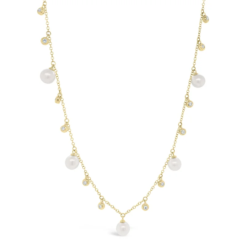 Be the First to Rock the Latest Trends Fashion Ring Pearl & Diamond Dangle Necklace Be the First to Rock the Latest Trends Fashion Ring Pearl & Diamond Dangle Necklace