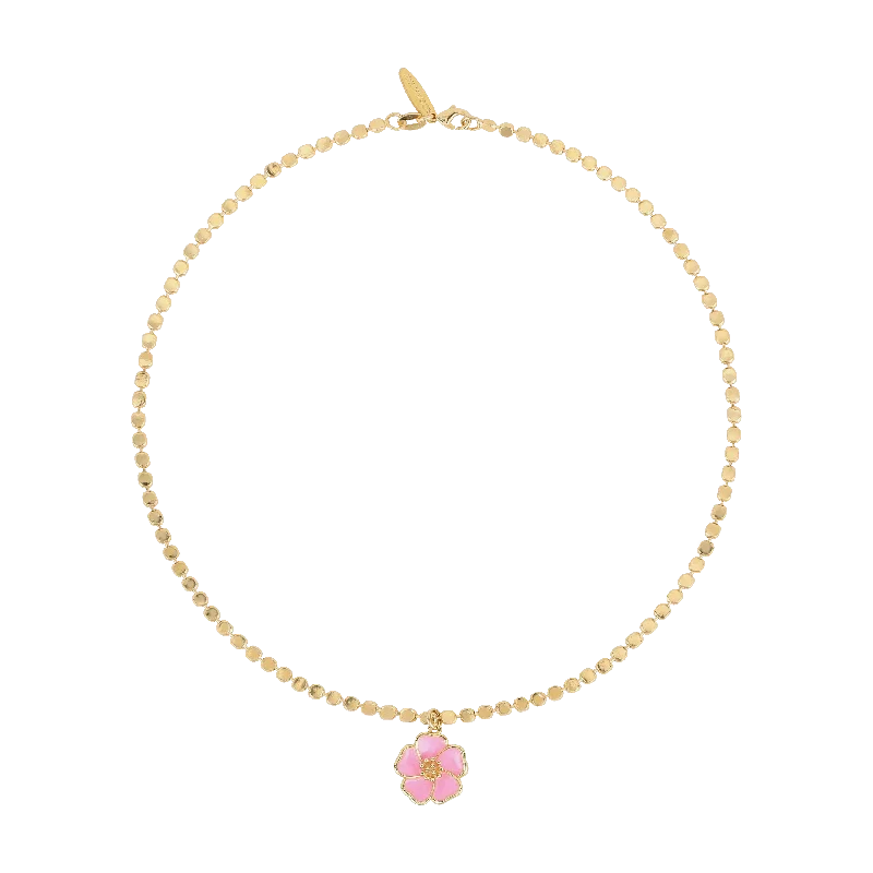 Huge Discounts, Unbeatable Offers Locket Necklace Pink Hibiscus Necklace