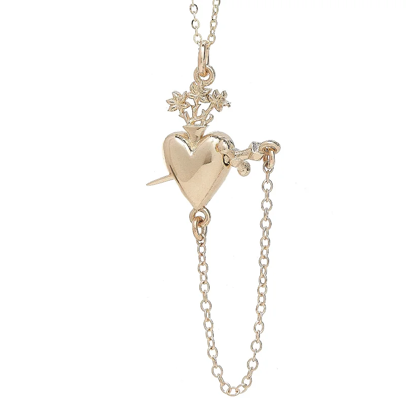 Shop Comfortably at Home Birthstone Jewelry SACRED HEART DROP