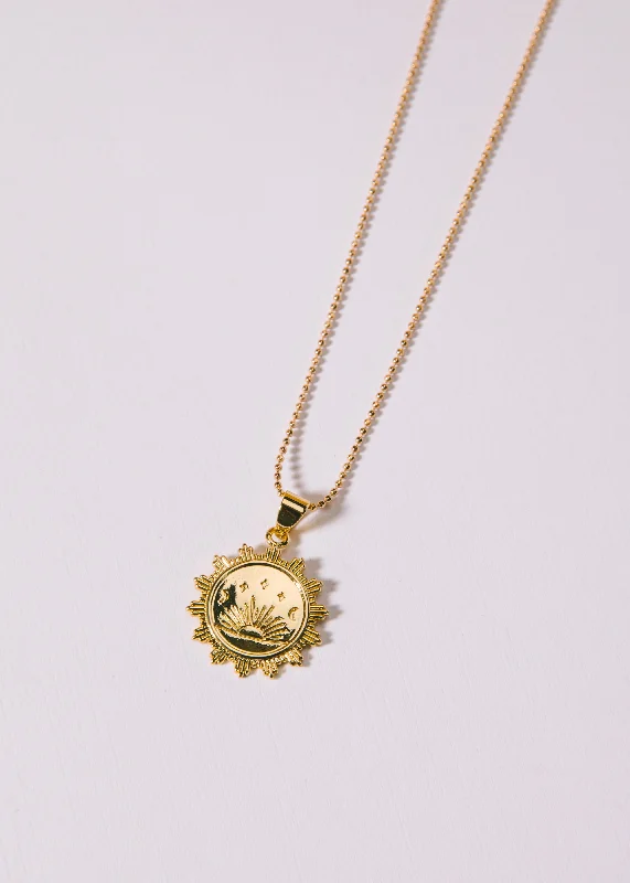 Limited - Time Offer Designer Necklace Scalloped Sunrise Necklace