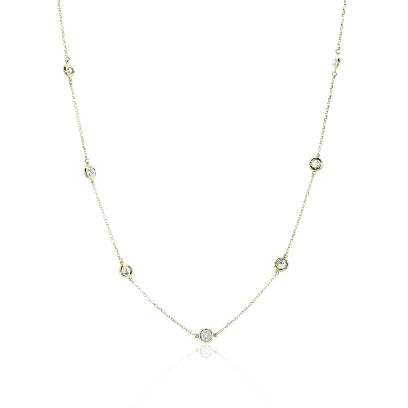 Clearance Sale, Steal Great Bargains Simple Pendant Smyth Diamond Classics 14k Gold Diamonds by the Yard Necklace Clearance Sale, Steal Great Bargains Simple Pendant Smyth Diamond Classics 14k Gold Diamonds by the Yard Necklace