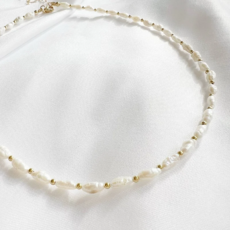 Don't Miss Your Chance Stylish Pendant Stone Harbor Freshwater Pearl Beaded Necklace Gold Filled Don't Miss Your Chance Stylish Pendant Stone Harbor Freshwater Pearl Beaded Necklace Gold Filled