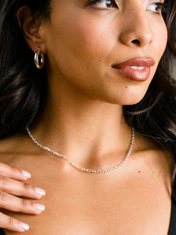 New Arrivals on Discount Cross Pendant Textured Beveled Chain Necklace