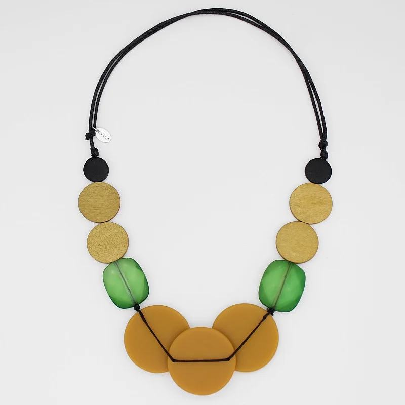 Limited Time, Unlimited Deals Custom Jewelry Yellow and Green Elsie Necklace