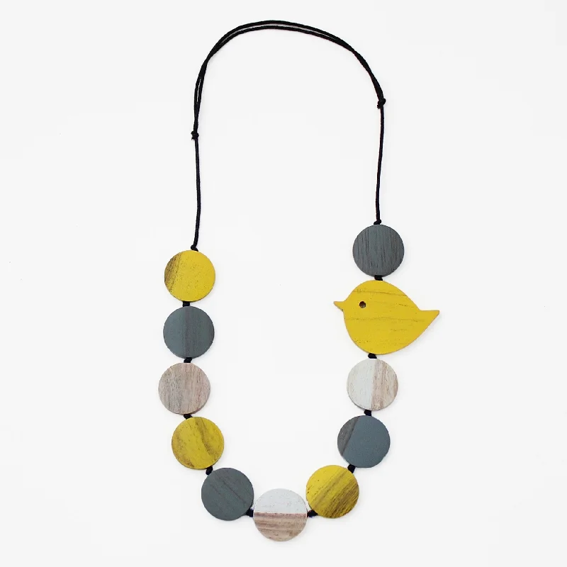 Huge Discounts, Unbeatable Offers Layered Bracelet Yellow Beaded Robin Necklace