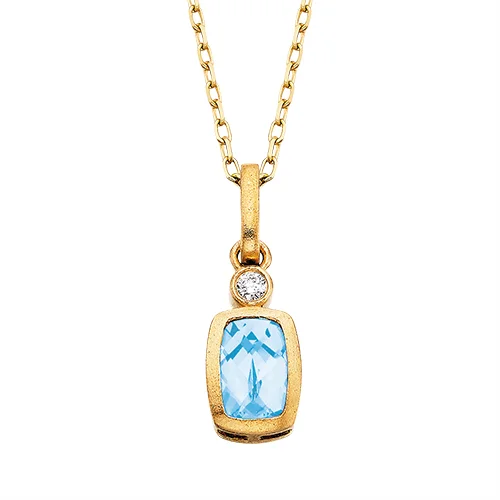 Shop Now, Save Big Bucks Beaded Bracelet Yellow Gold Aquamarine Pendant Necklace