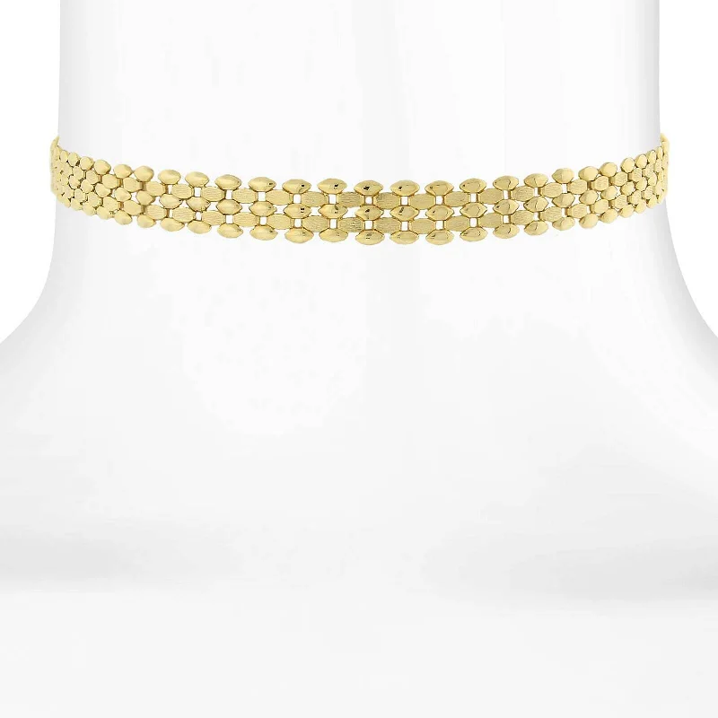 Limited - Time Offer Stylish Earrings 1928 Jewelry Gold Textured Chain Choker Necklace 12" + 5" Extender Limited - Time Offer Stylish Earrings 1928 Jewelry Gold Textured Chain Choker Necklace 12" + 5" Extender