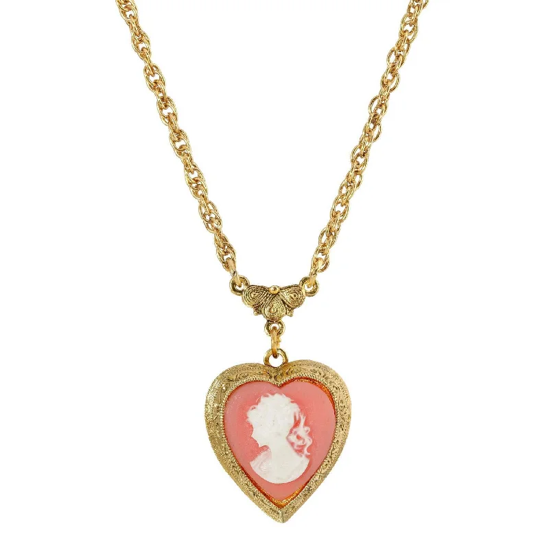 Flash Sale Sapphire Earrings 1928 Jewelry Pink Heart Cameo Locket Necklace 16" + 3" Extender Flash Sale Sapphire Earrings 1928 Jewelry Pink Heart Cameo Locket Necklace 16" + 3" Extender
