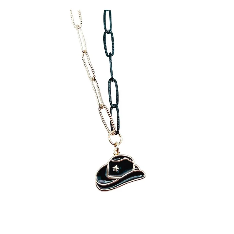 Flash Sale Delicate Necklace Black Rodeo Necklace L13