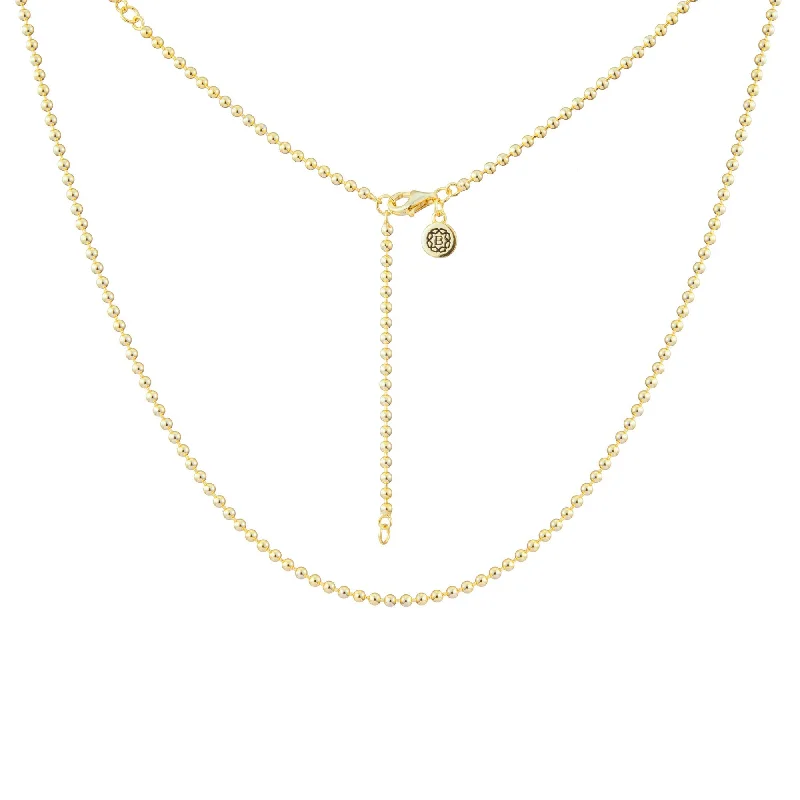 Unbeatable Savings Await Stackable Bracelet Beaded Ball Chain Necklace