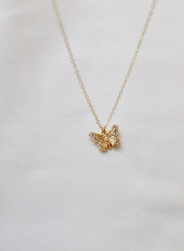 New Arrivals Classic Bracelet CZ BUTTERFLY NECKLACE