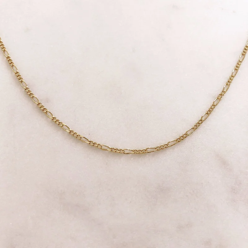 Massive Clearance Sale Tennis Necklace Dana - Dainty Figaro Necklace