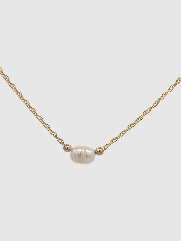 Don't Miss Your Chance Personalized Locket Everyday Pearl Necklace