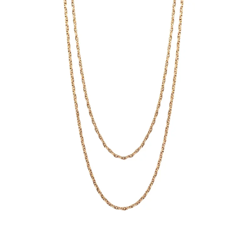 Limited Time, Unlimited Deals Locket Necklace Faceted Long Guard Chain
