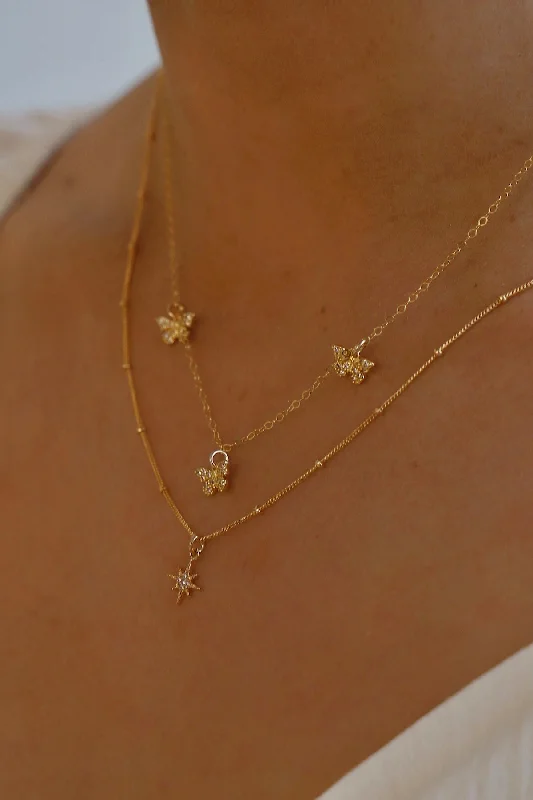 New Arrivals on Discount White Gold Necklace FLUTTER CHAIN