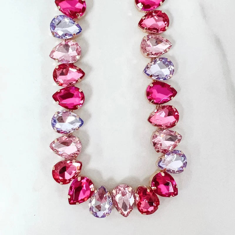 Shop Comfortably at Home Handmade Bracelet Fuchsia Radiance Necklace N27