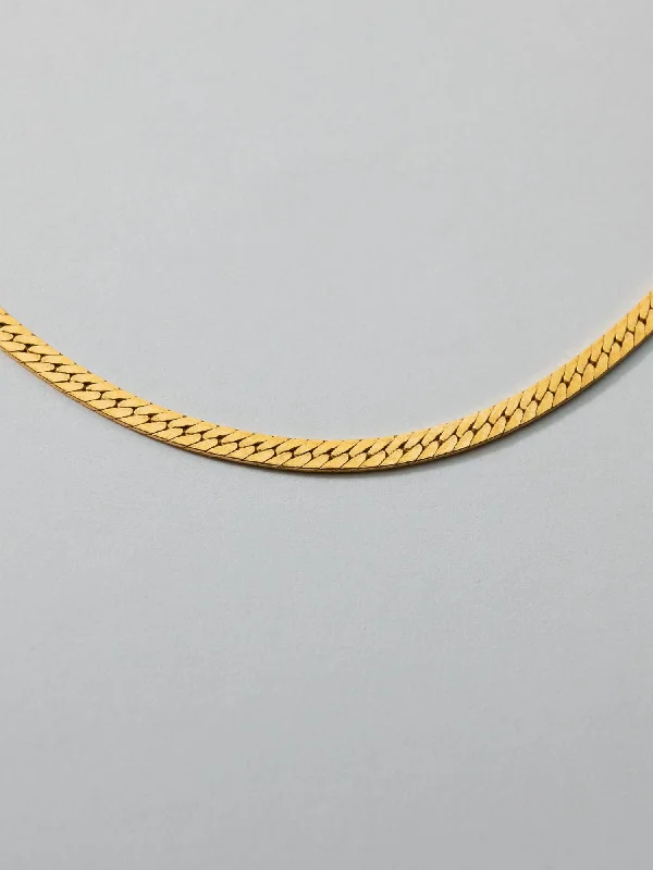 Flash Sale Bold Statement Necklace Herringbone Chain